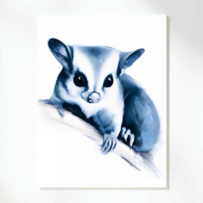 Hamptons Sugar Glider Wall Art Canvas Print