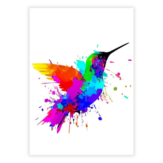 Hummingbird Wall Art Canvas Print