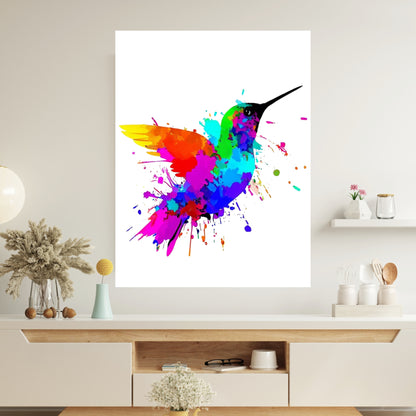 Hummingbird Wall Art Canvas Print