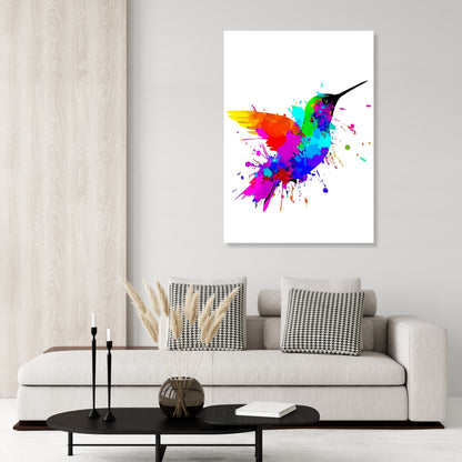 Hummingbird Wall Art Canvas Print