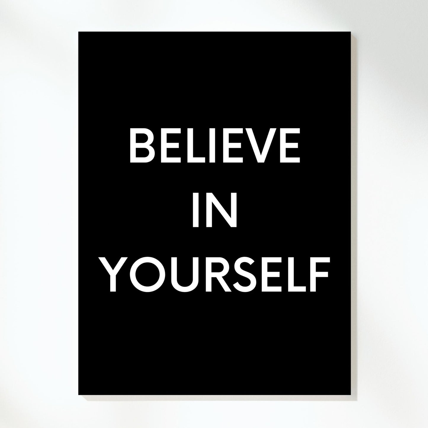 Believe In Yourself Wall Art Canvas Print