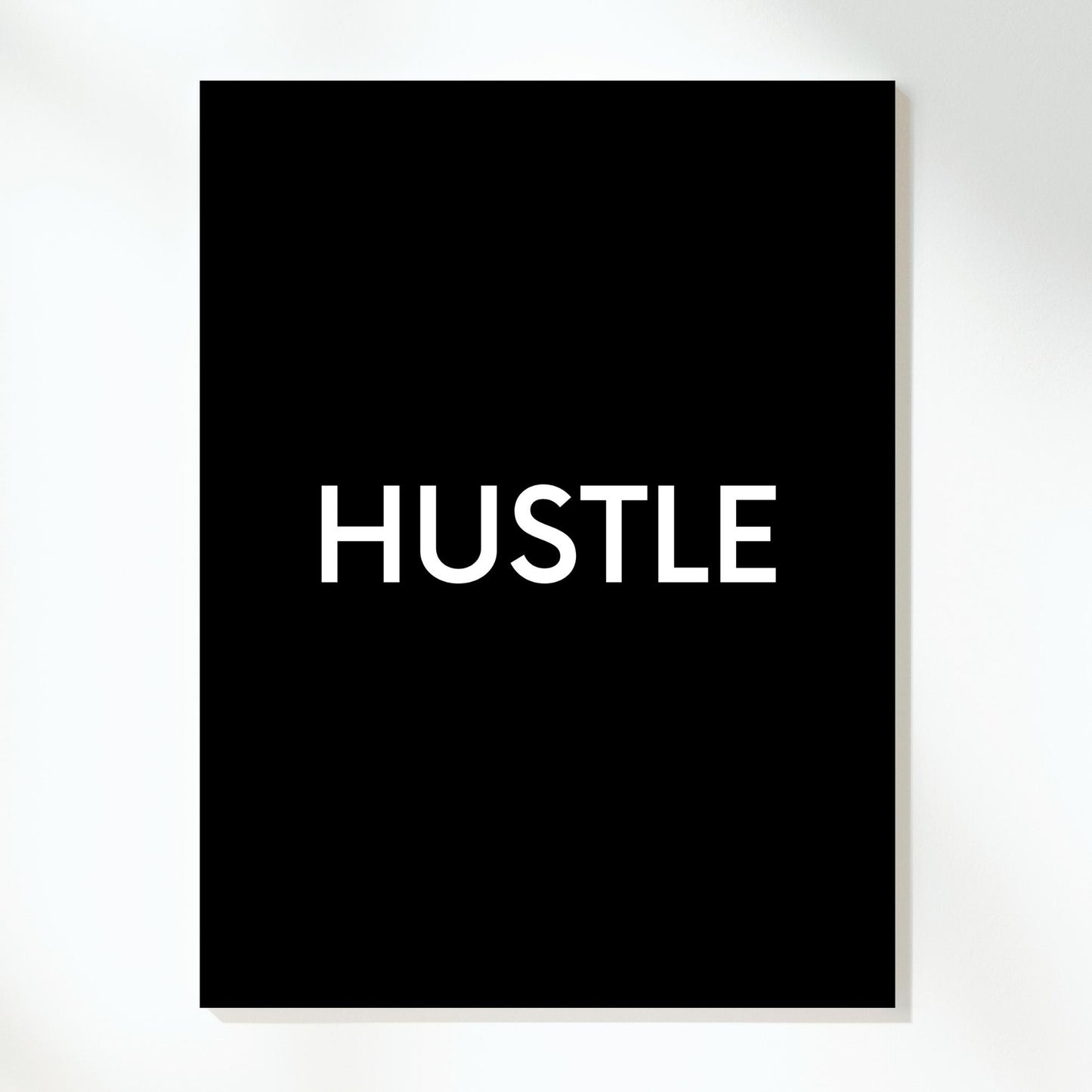 Hustle Wall Art Canvas Print