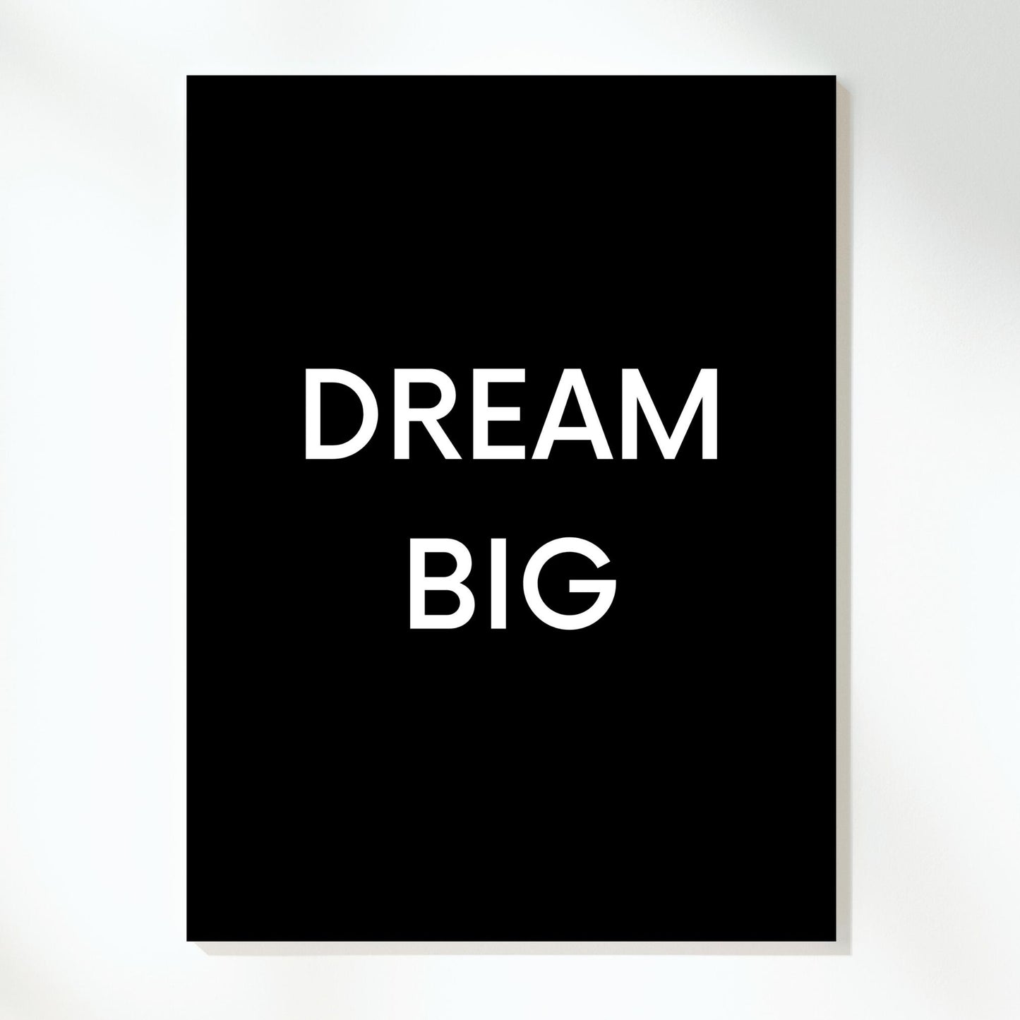 Dream Big Wall Art Canvas Print