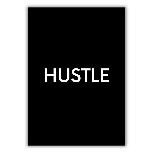 Hustle Wall Art Canvas Print