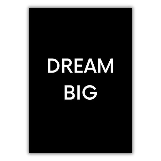 Dream Big Wall Art Canvas Print