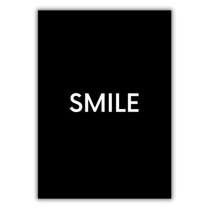 Smile Wall Art Canvas Print