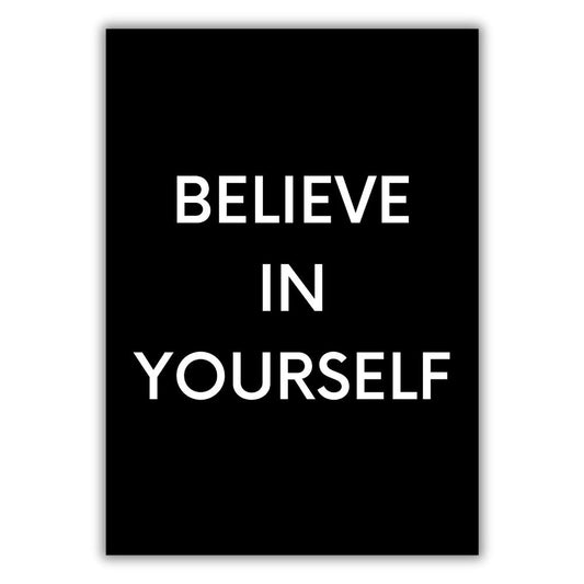 Believe In Yourself Wall Art Canvas Print