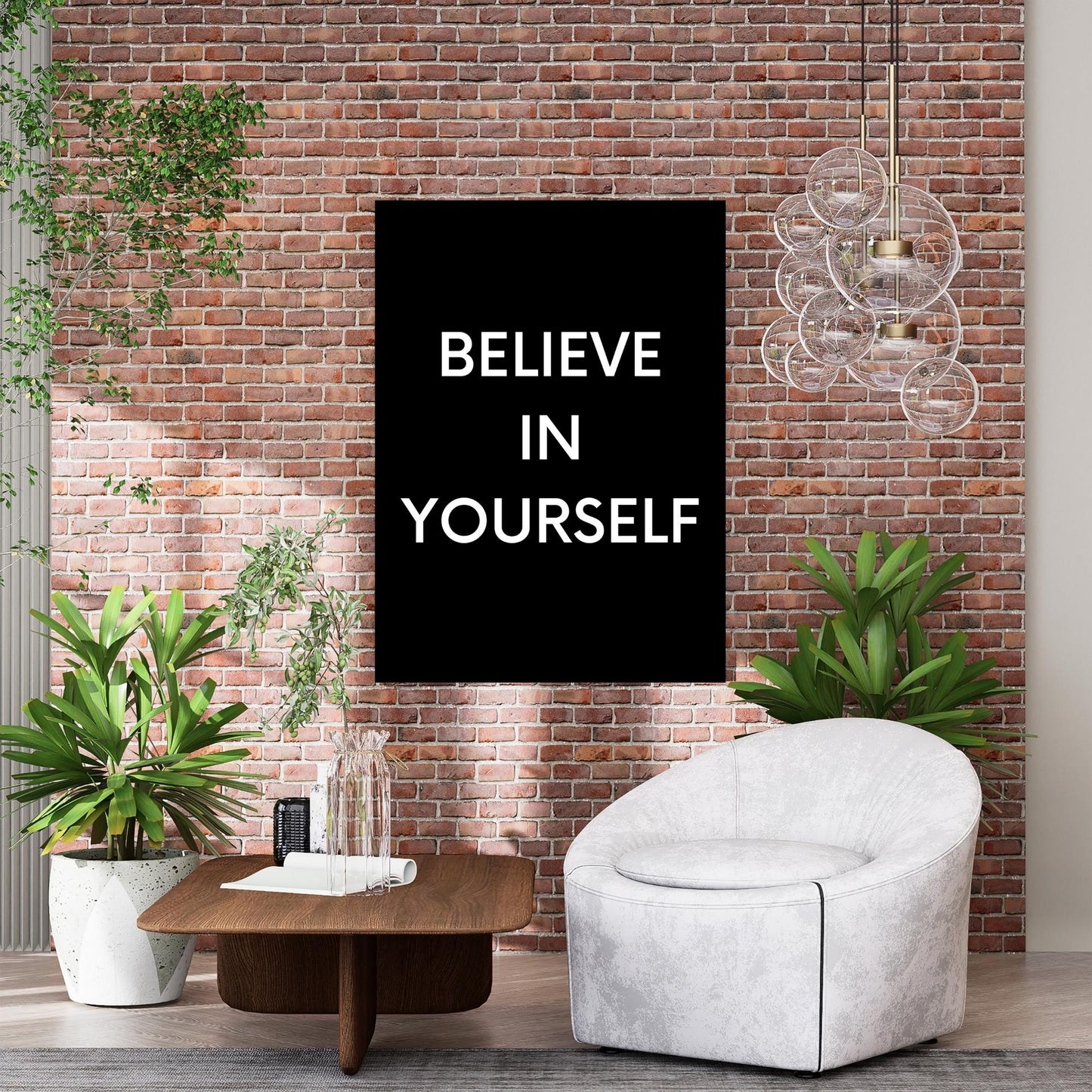 Believe In Yourself Wall Art Canvas Print