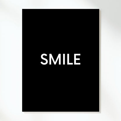 Smile Wall Art Canvas Print