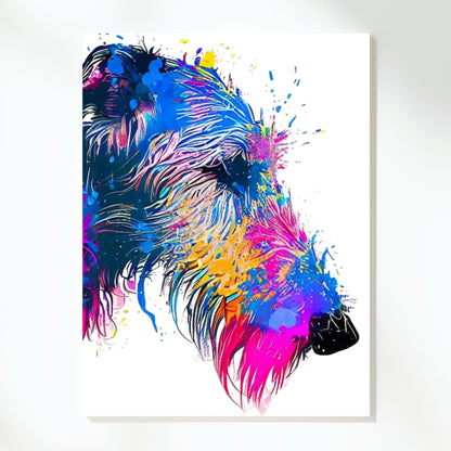 Irish Wolfhound Wall Art Canvas Print