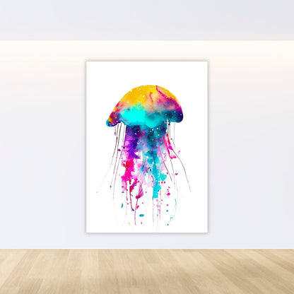 Luminous Jellyfish Wall Art Canvas Print