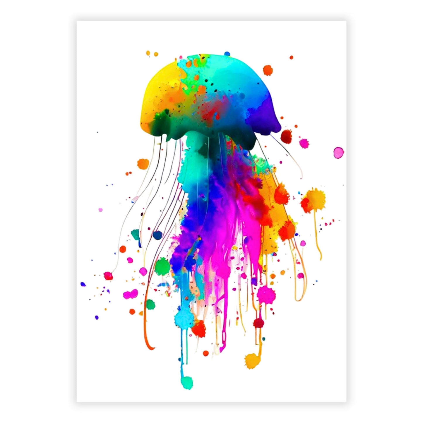 Jellyfish Wall Art Canvas Print