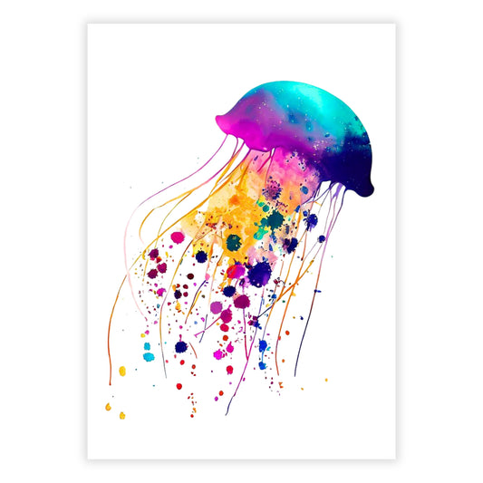 Jellyfish Jazz Wall Art Canvas Print