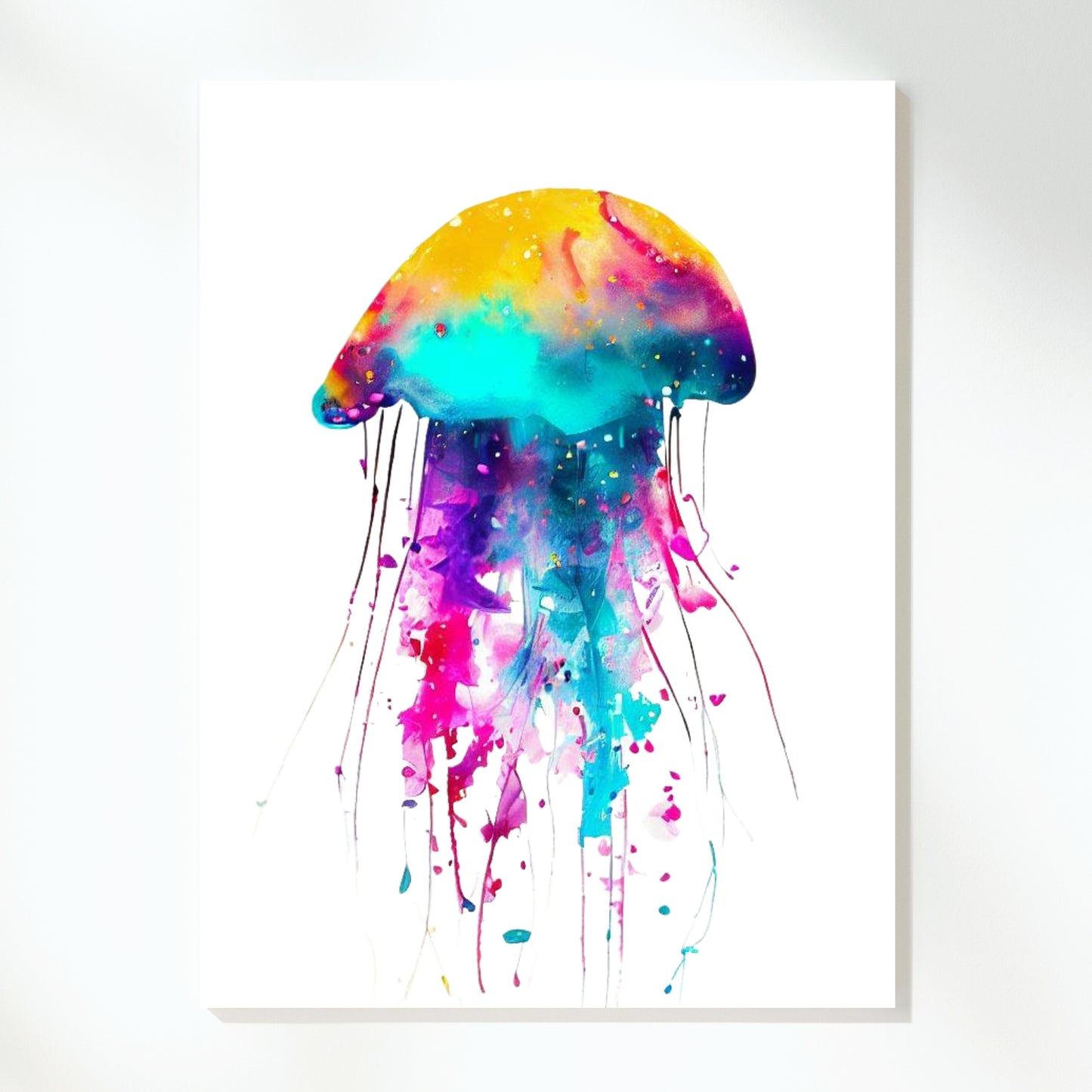 Luminous Jellyfish Wall Art Canvas Print