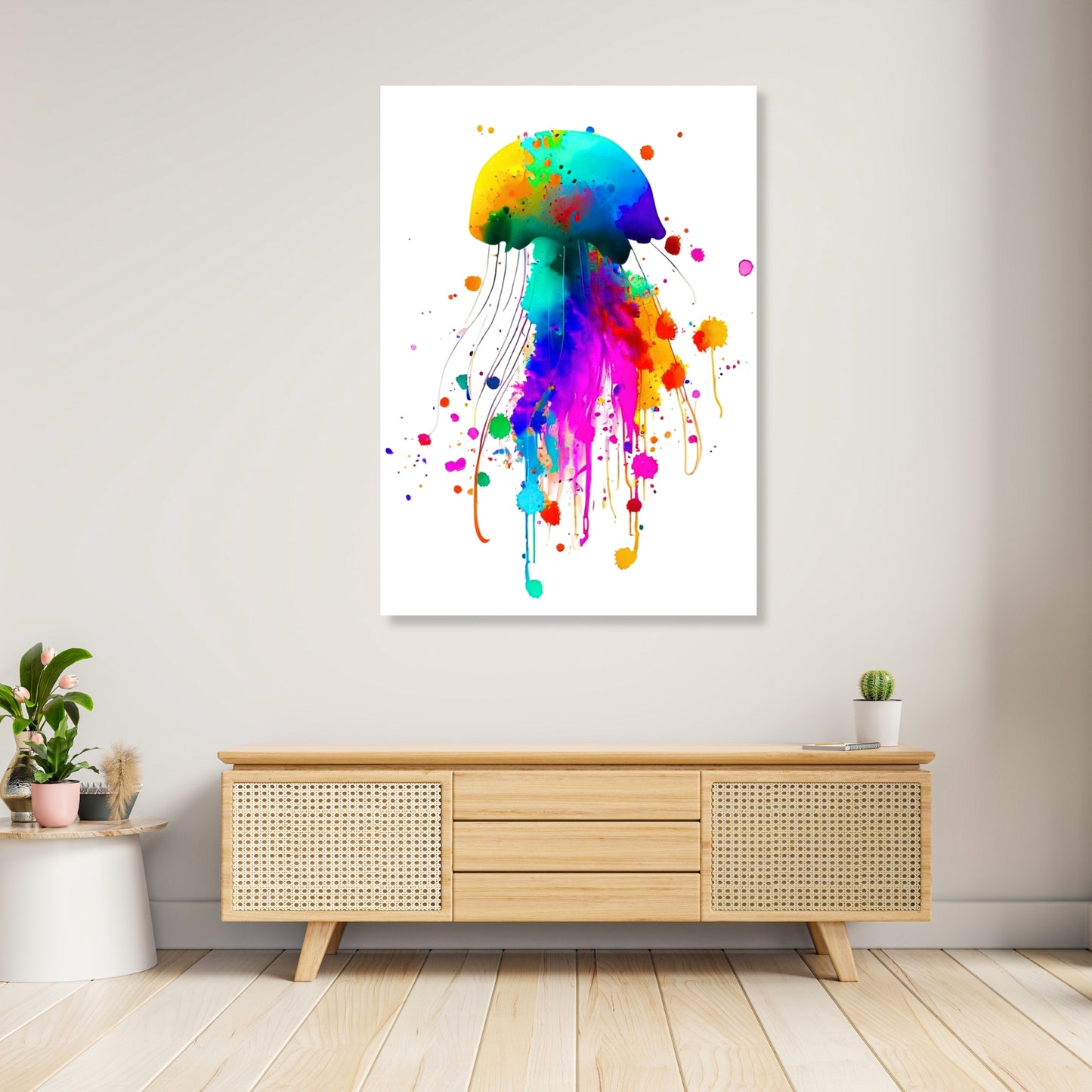 Jellyfish Wall Art Canvas Print