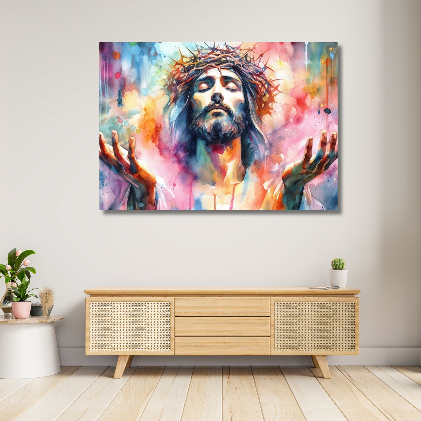 Jesus of Nazareth Wall Art Canvas Print