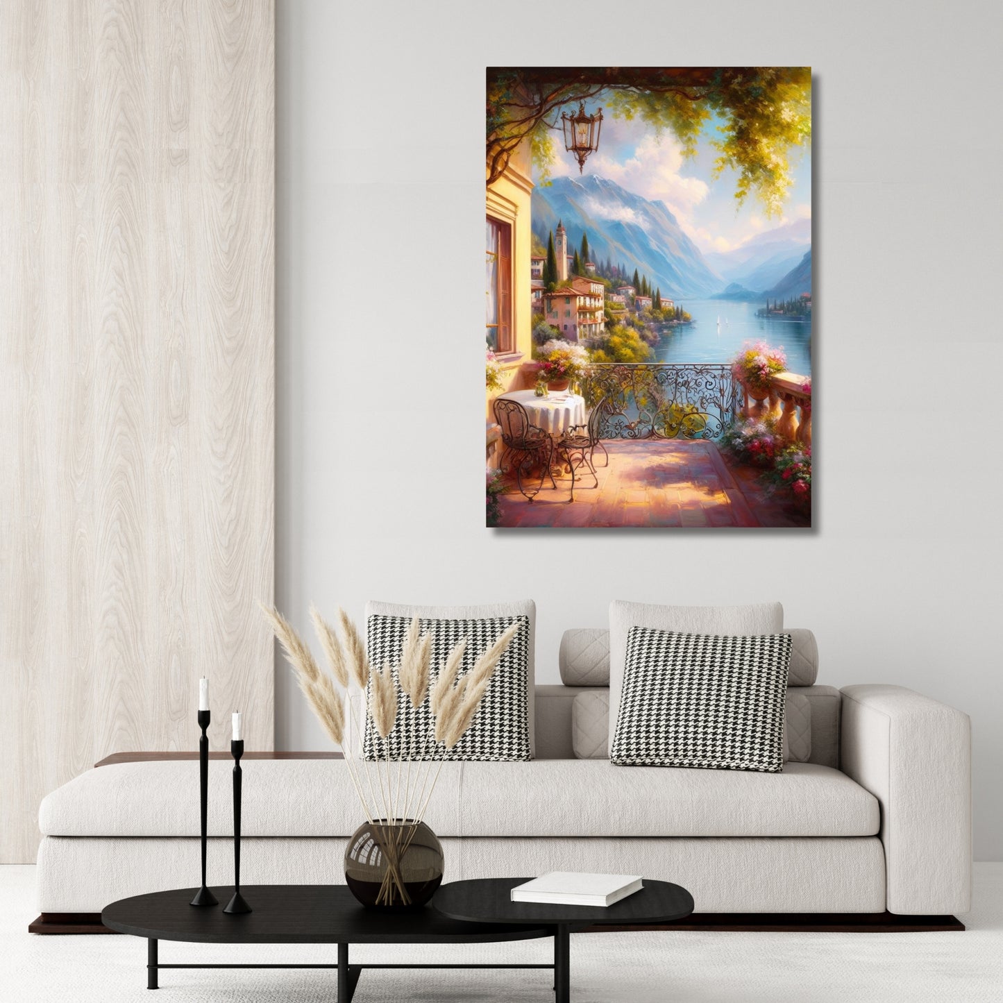 Lake Como Wall Art Canvas Print