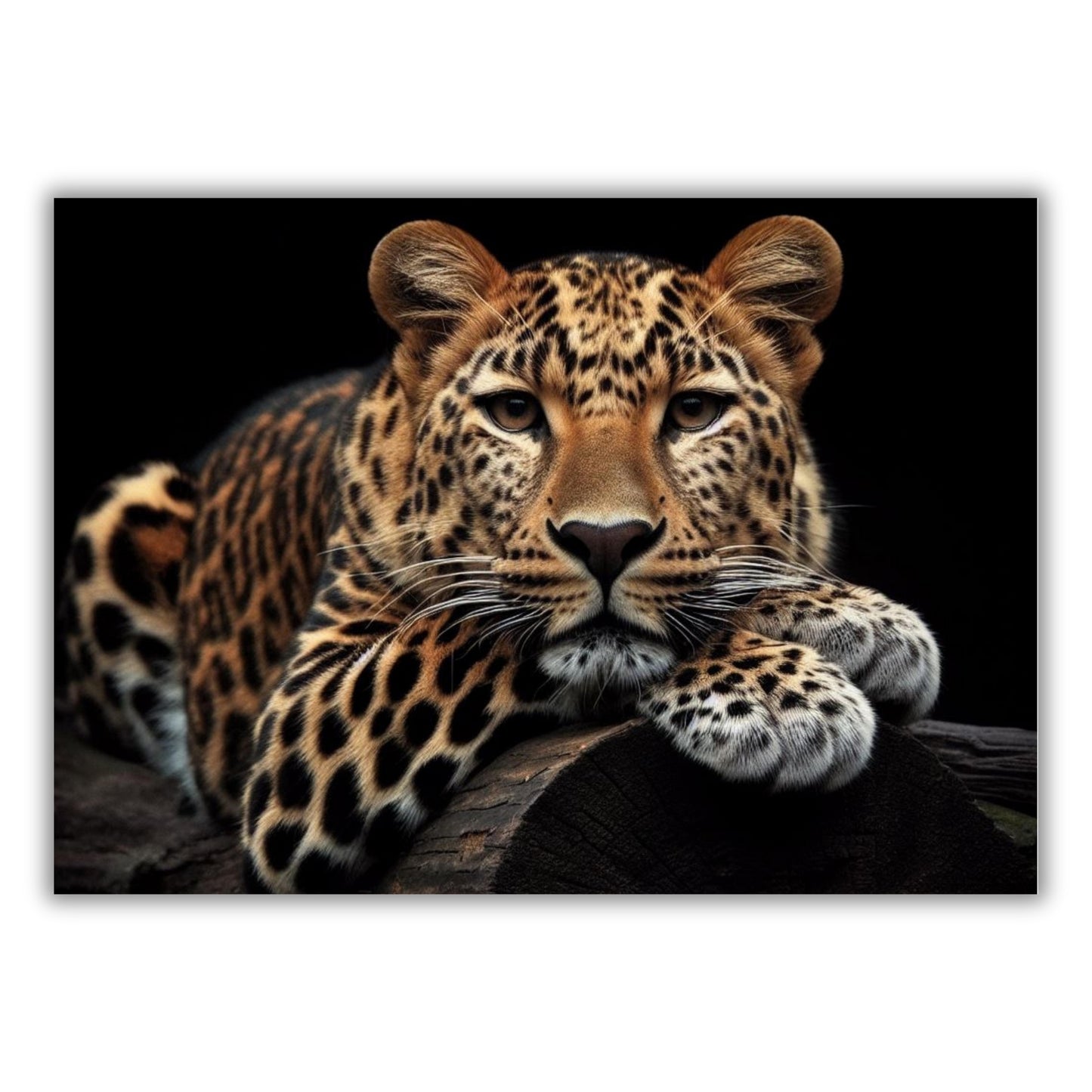 Leopard's Domain Animal Kingdom Wall Art Canvas Print