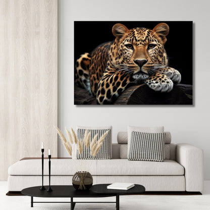 Leopard's Domain Animal Kingdom Wall Art Canvas Print