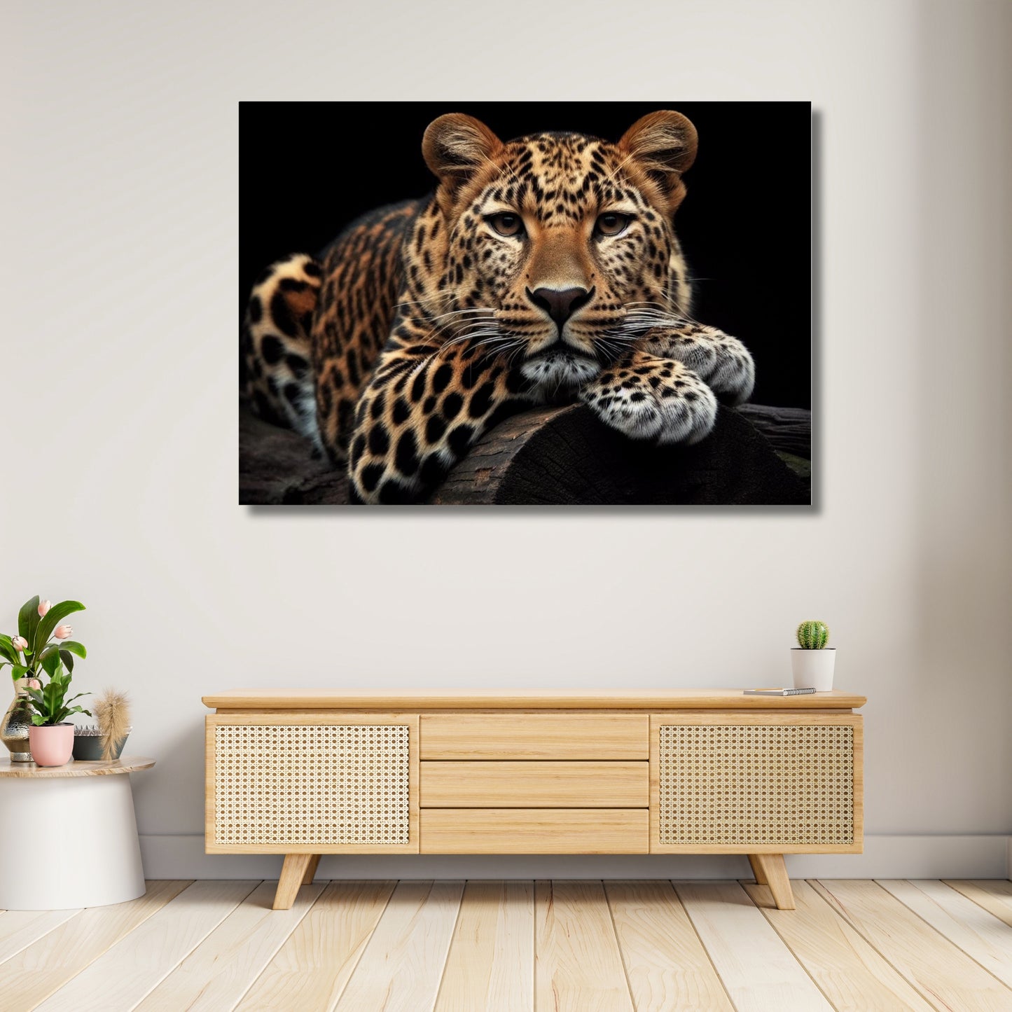 Leopard's Domain Animal Kingdom Wall Art Canvas Print