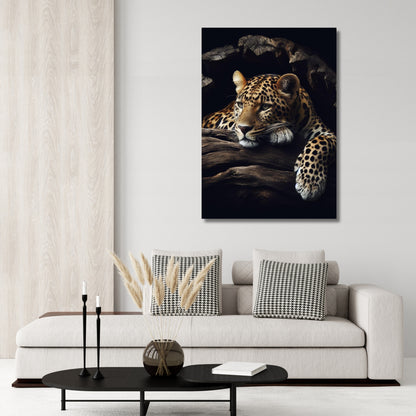 Leopard Beauty Animal Kingdom Wall Art Canvas Print