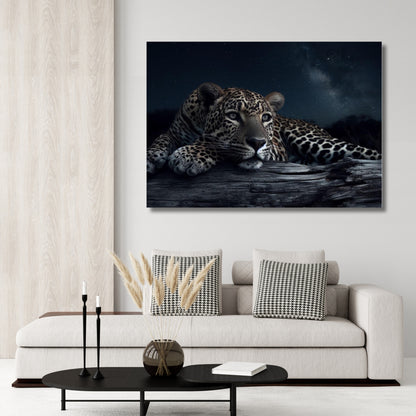 A Leopard's Eye Animal Kingdom Wall Art Canvas Print