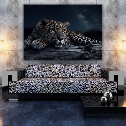 A Leopard's Eye Animal Kingdom Wall Art Canvas Print