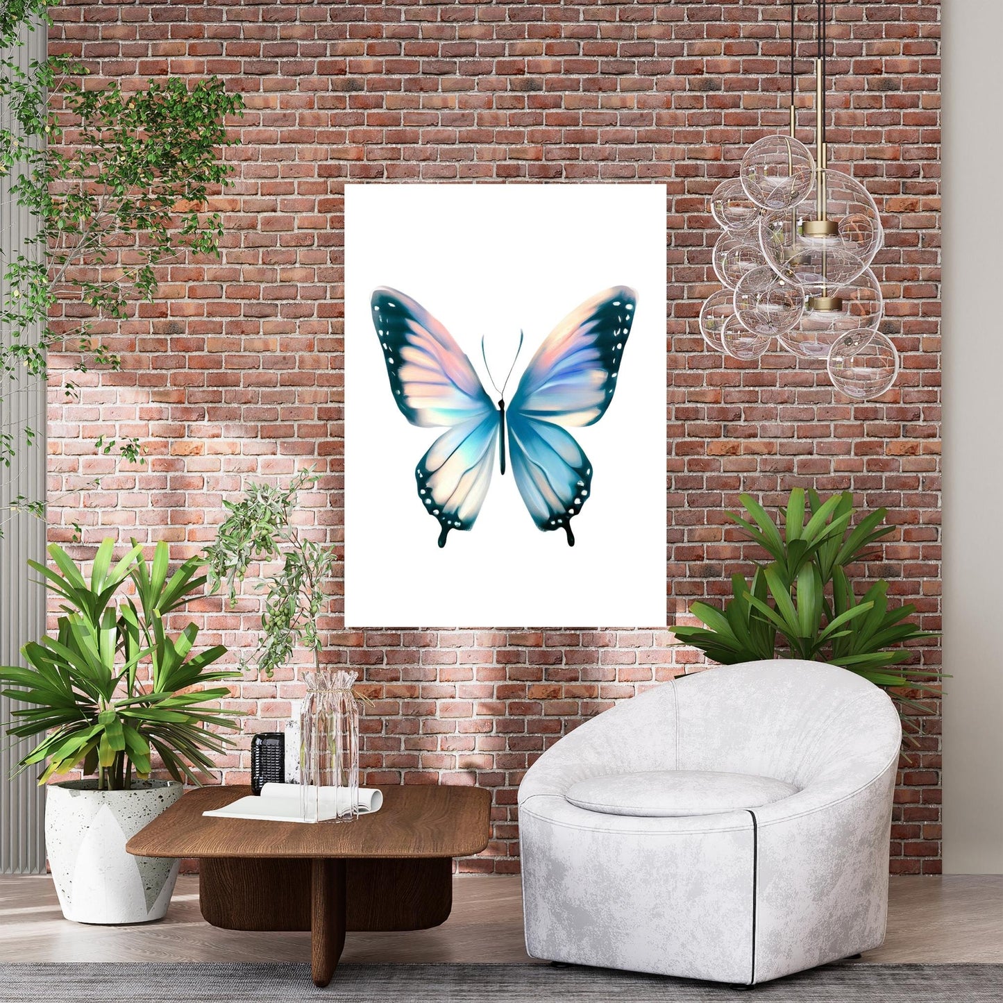 Butterfly Ballet Wall Art Canvas Print