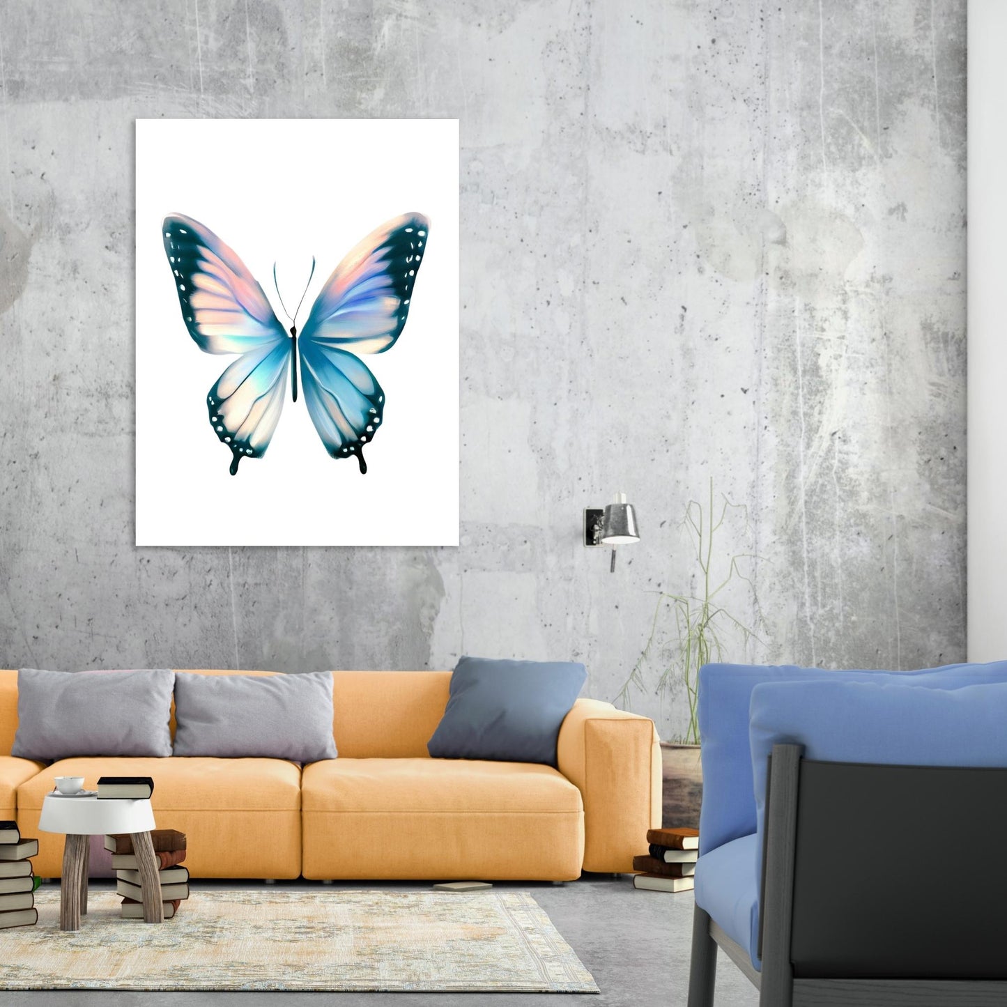 Butterfly Ballet Wall Art Canvas Print