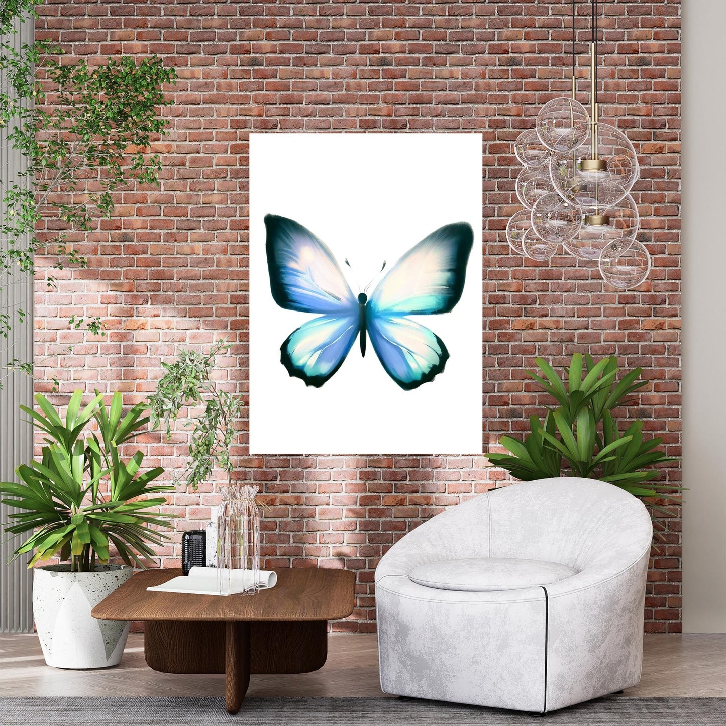 Butterfly Dance Wall Art Canvas Print