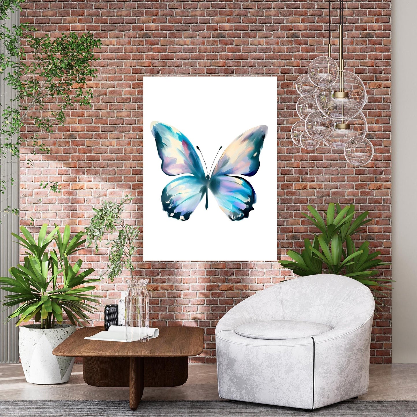 Butterfly Sonata Wall Art Canvas Print