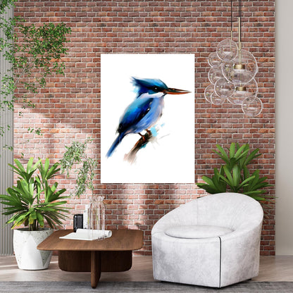 Kingfisher Wall Art Canvas Print