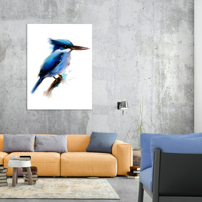 Kingfisher Wall Art Canvas Print