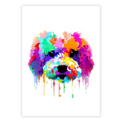 Cavoodle Dog Wall Art Canvas Print