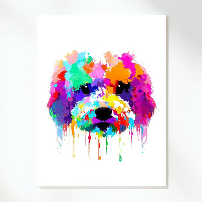 Cavoodle Dog Wall Art Canvas Print