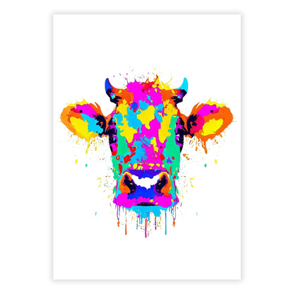 Connie Cow Wall Art Canvas Print