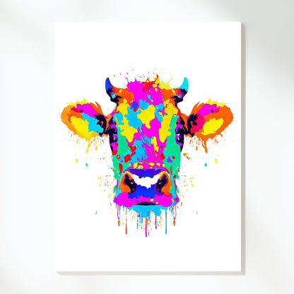 Connie Cow Wall Art Canvas Print