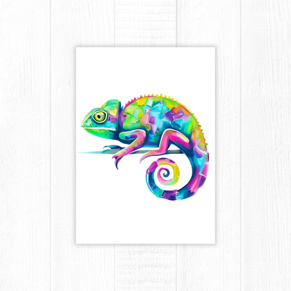 Chameleon Wall Art Canvas Print