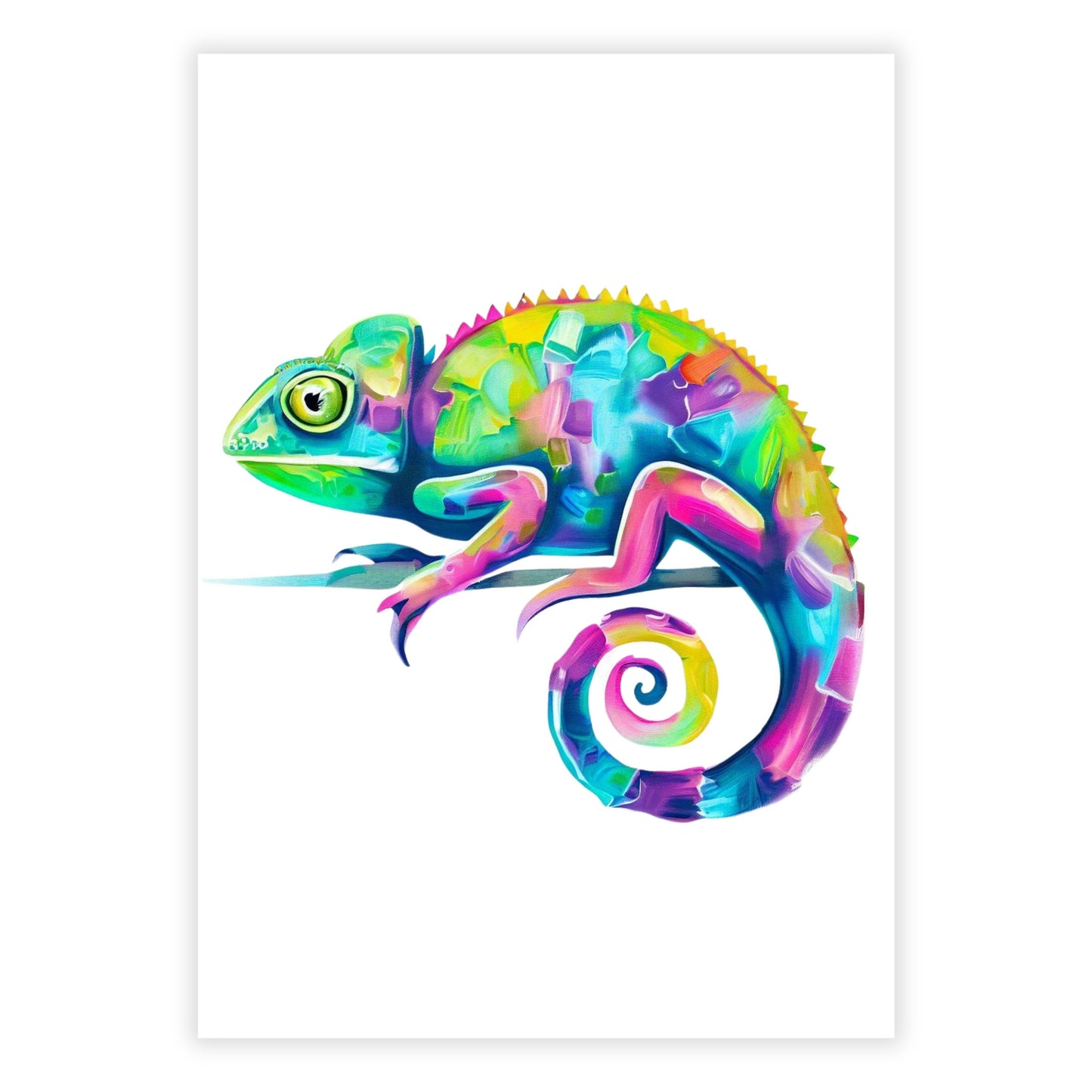 Chameleon Wall Art Canvas Print