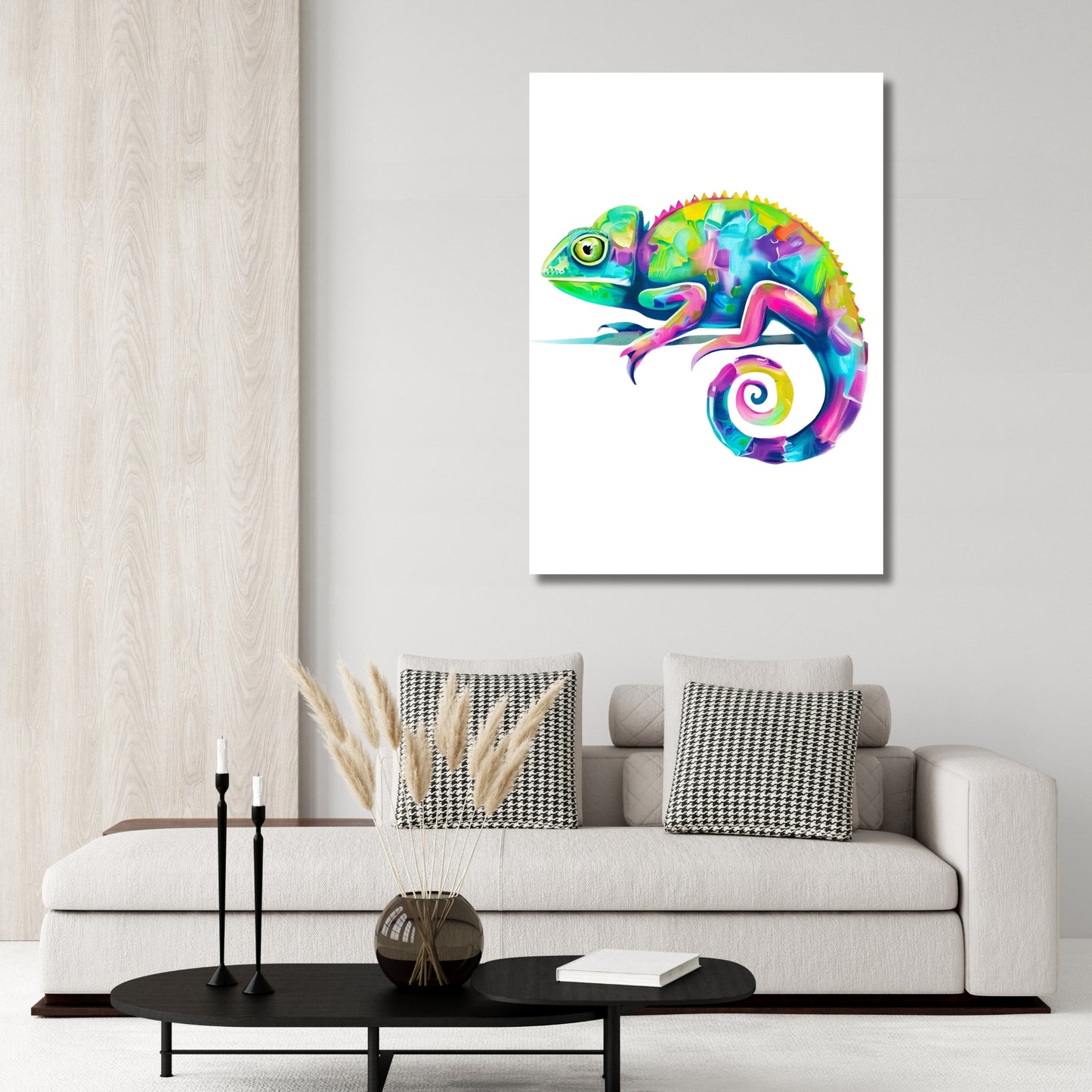 Chameleon Wall Art Canvas Print