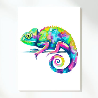 Chameleon Wall Art Canvas Print