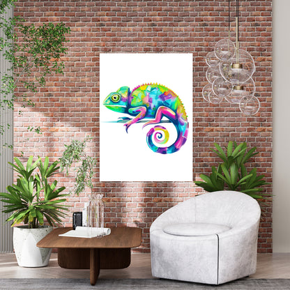 Chameleon Wall Art Canvas Print