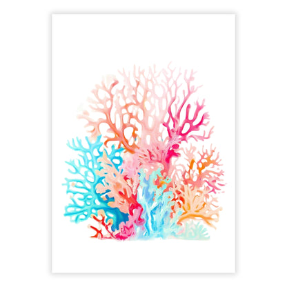 Sea Coral Wall Art Canvas Print