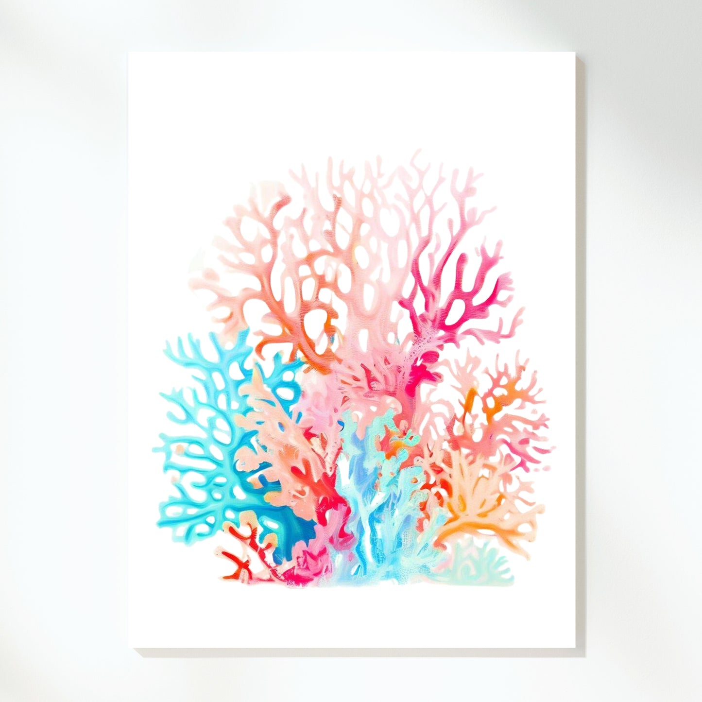 Sea Coral Wall Art Canvas Print