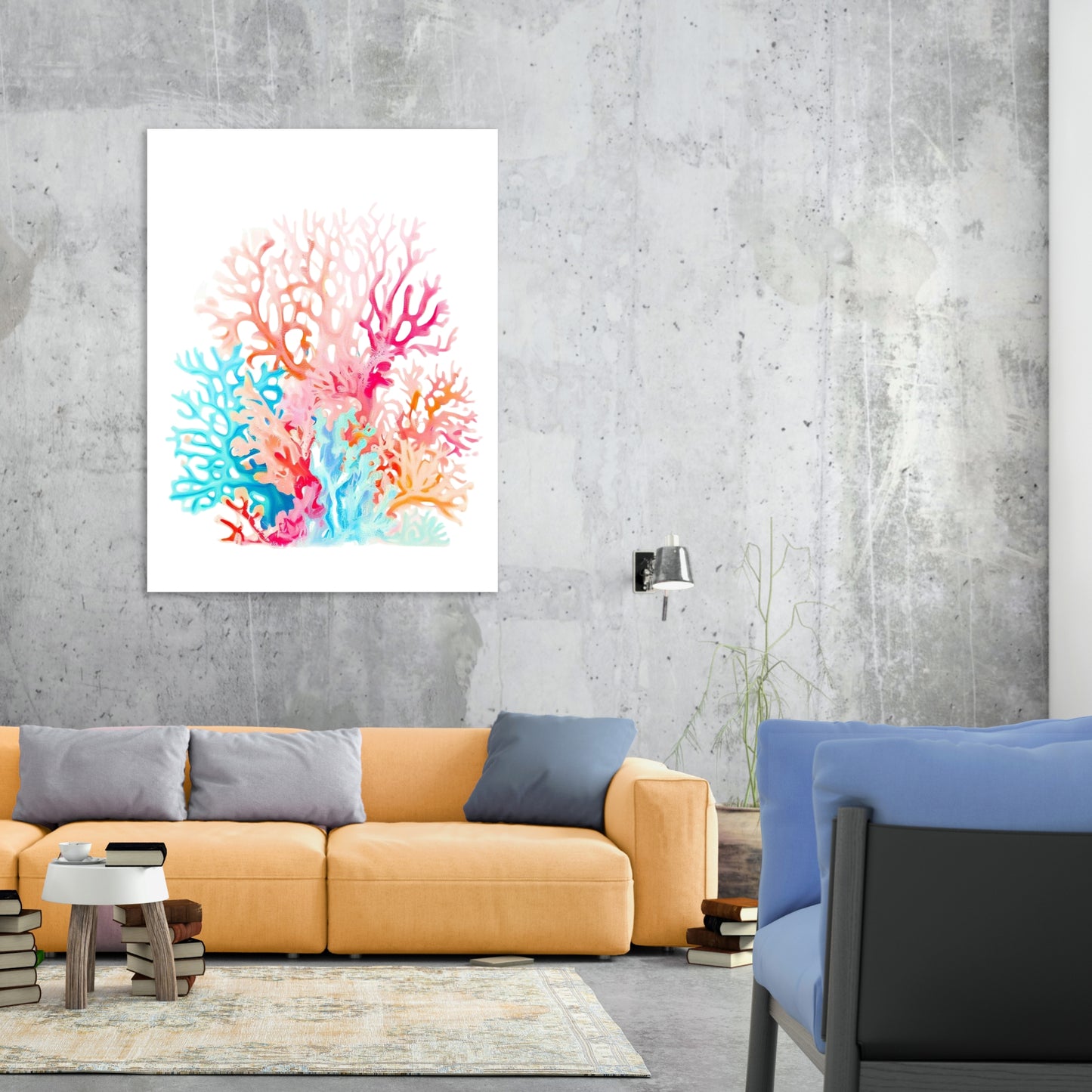 Sea Coral Wall Art Canvas Print