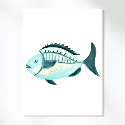 Fish Life Wall Art Canvas Print