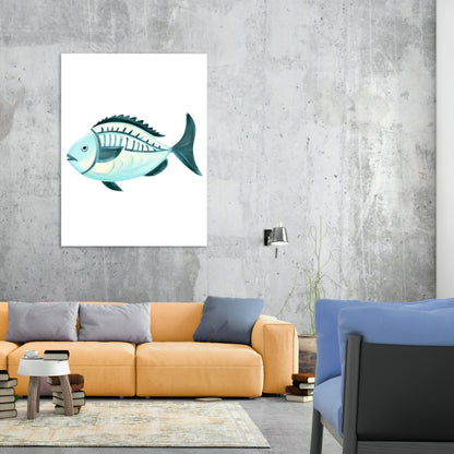 Fish Life Wall Art Canvas Print