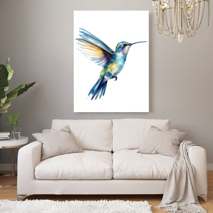 Hummingbird Love Wall Art Canvas Print