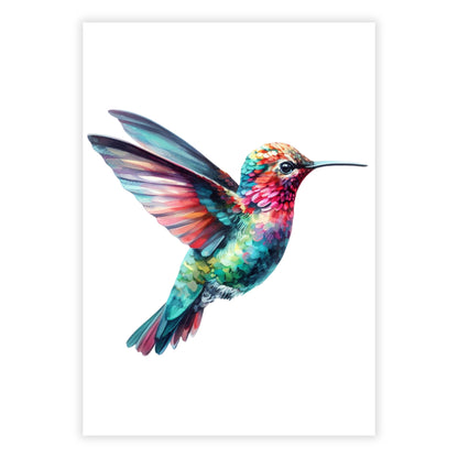 Hummingbird Wall Art Canvas Print