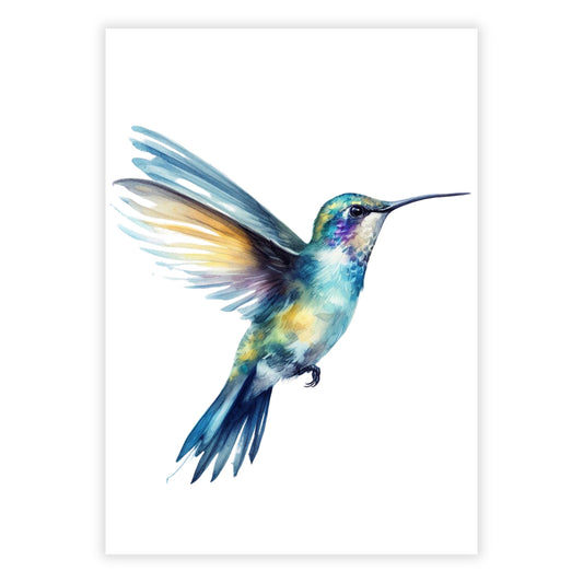 Hummingbird Love Wall Art Canvas Print